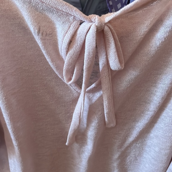 Pink with silver embellishments summer sweater - Picture 4 of 4